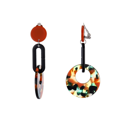 Boucle d'oreille clip Aflak