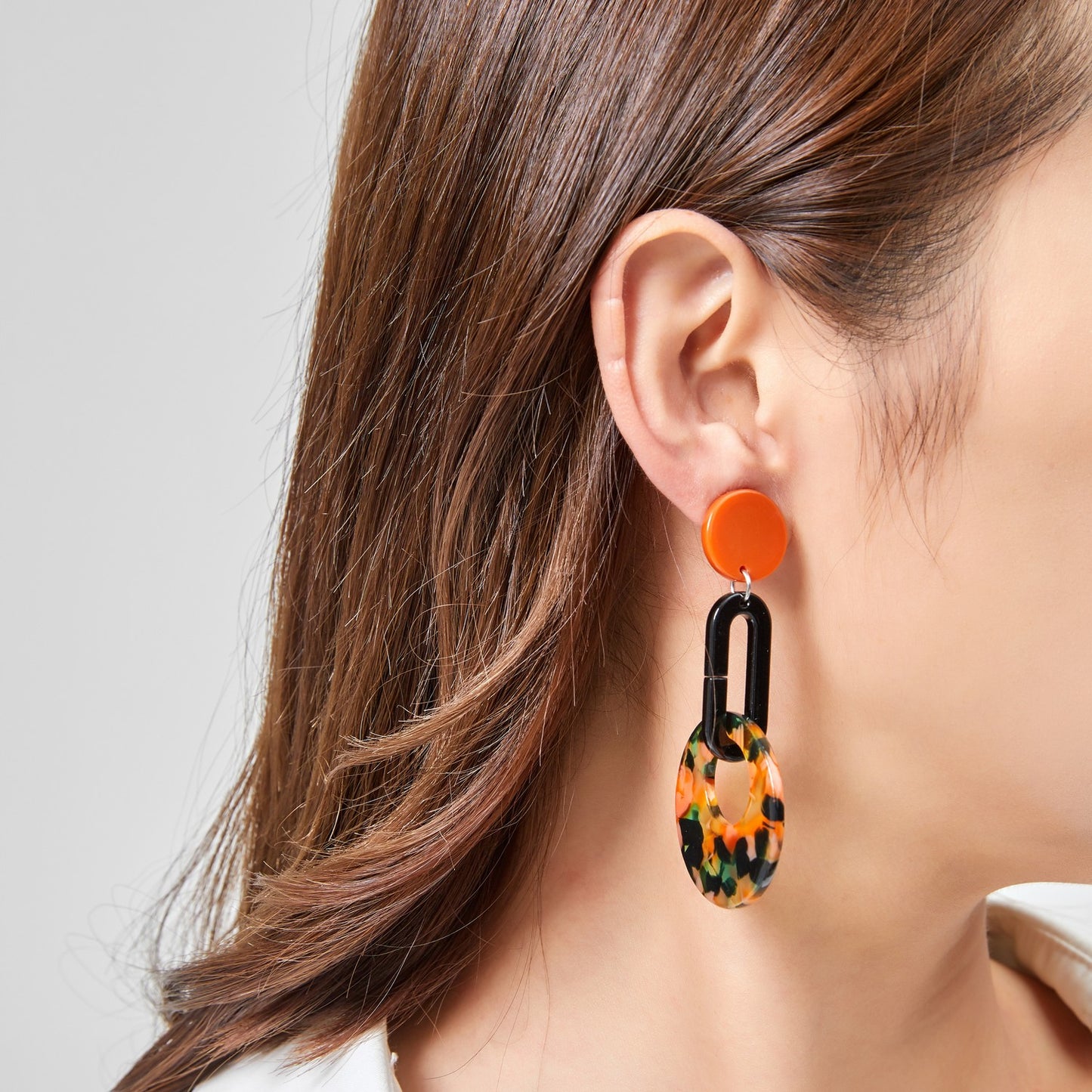 Boucle d'oreille clip Aflak