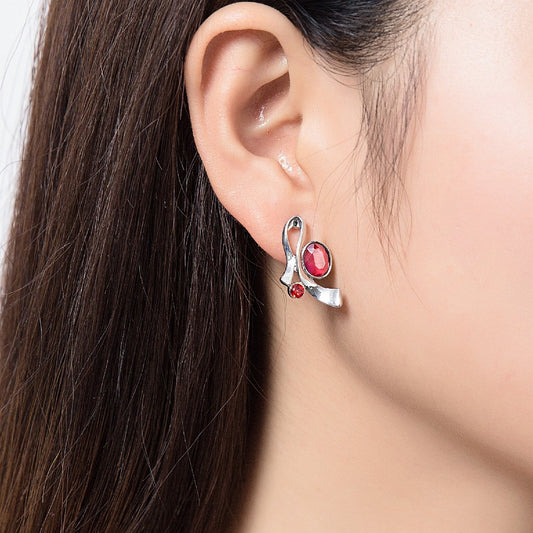 Boucle d'oreille tige Alix