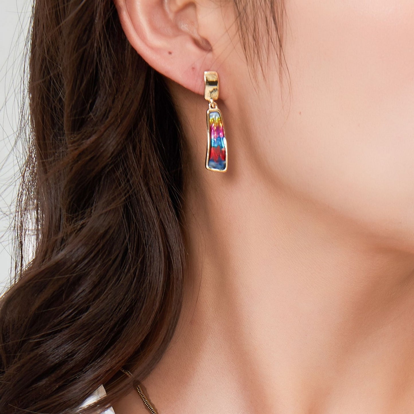 Boucle d'oreille tige Armance