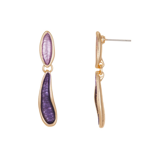 Boucle d'oreille tige Donia