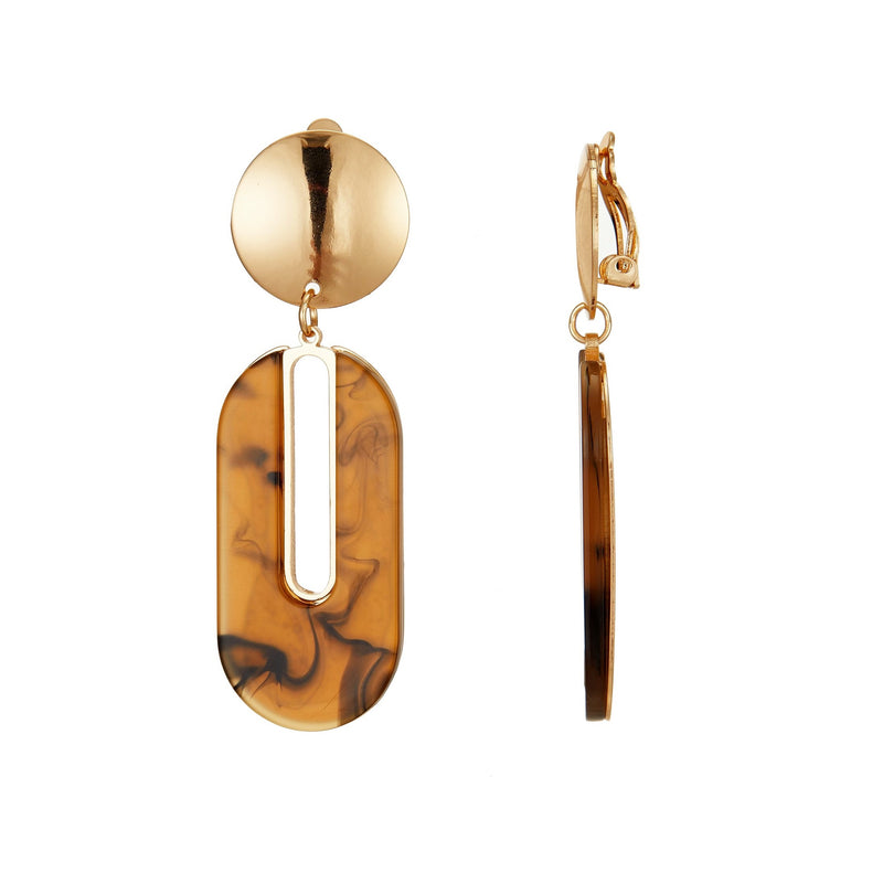 Boucle d'oreille clip Farha