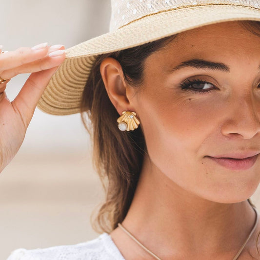 Boucle d'oreille tige Geronte