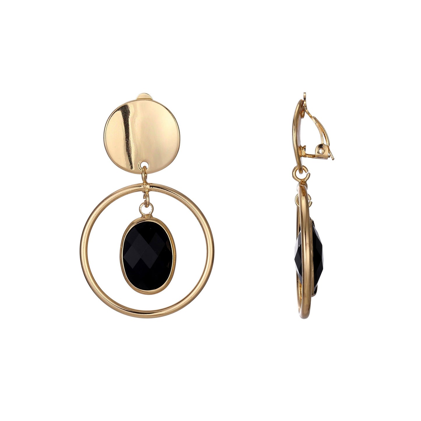 Boucle d'oreille clip Imene