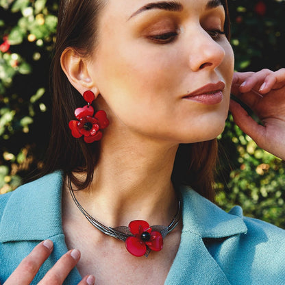 Collier Coquelicot Kiki