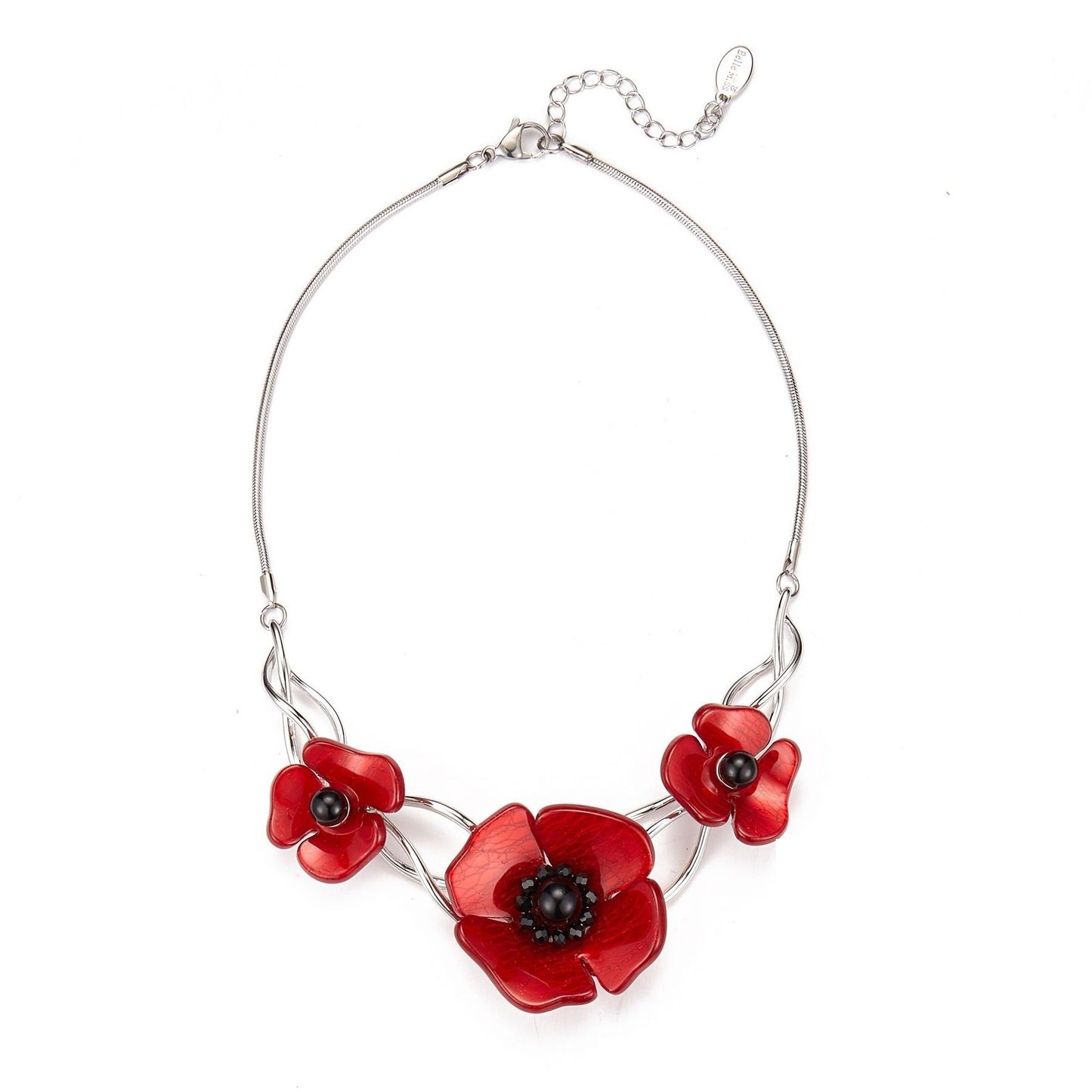 Collier coquelicot Kano