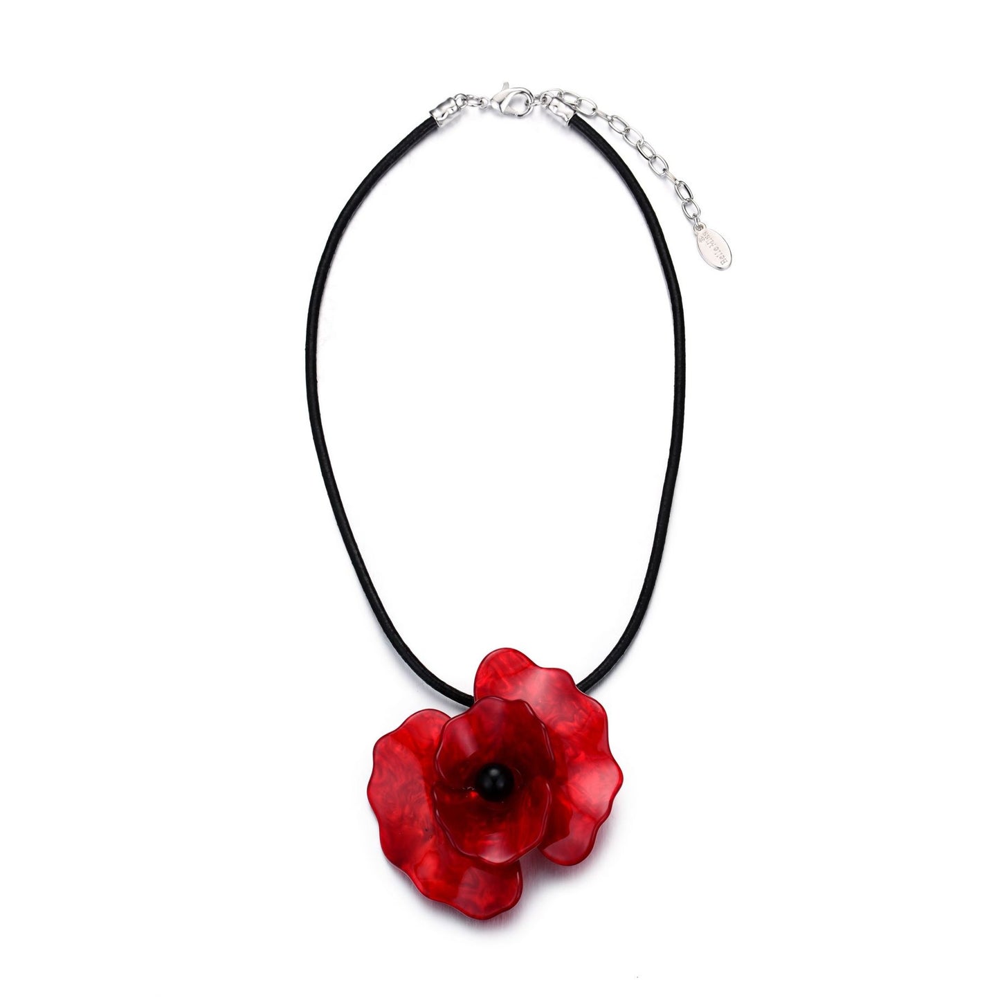 Collier coquelicot Léa