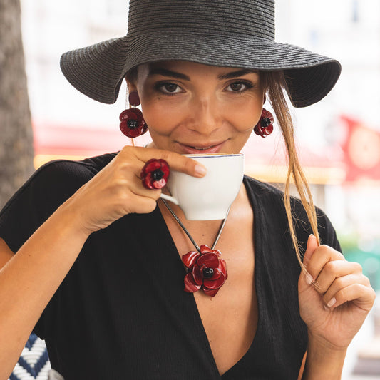 Collier Coquelicot Lenna