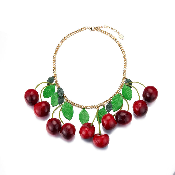 Collier cerise Maya