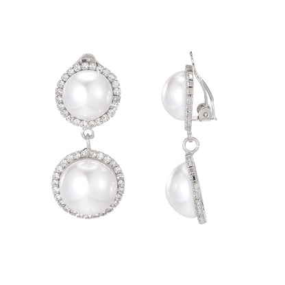 Boucle d'oreille clip Sibille