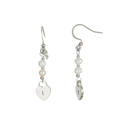 Boucle d'oreille crochet Urmila en acier inoxydable