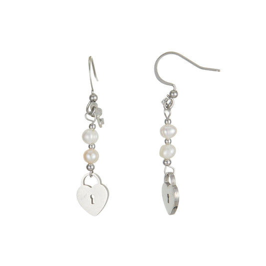 Boucle d'oreille crochet Urmila en acier inoxydable