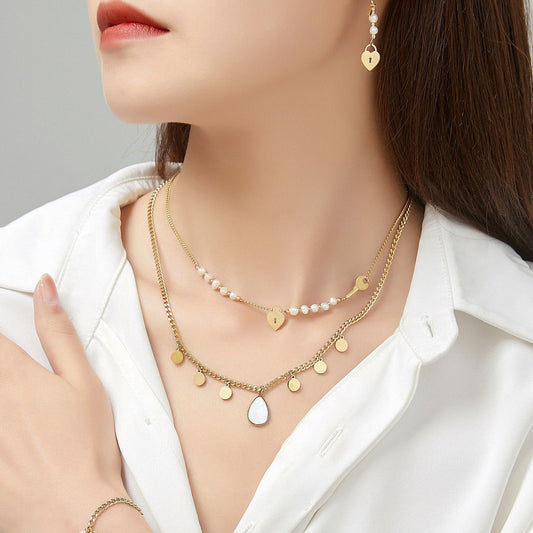 Collier Urmila en acier inoxydable