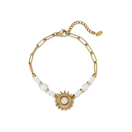 Bracelet Ursela en acier doré
