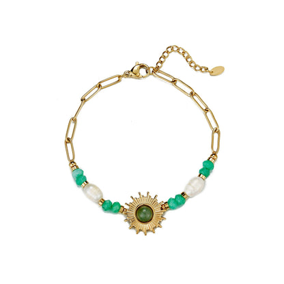 Bracelet Ursela en acier doré