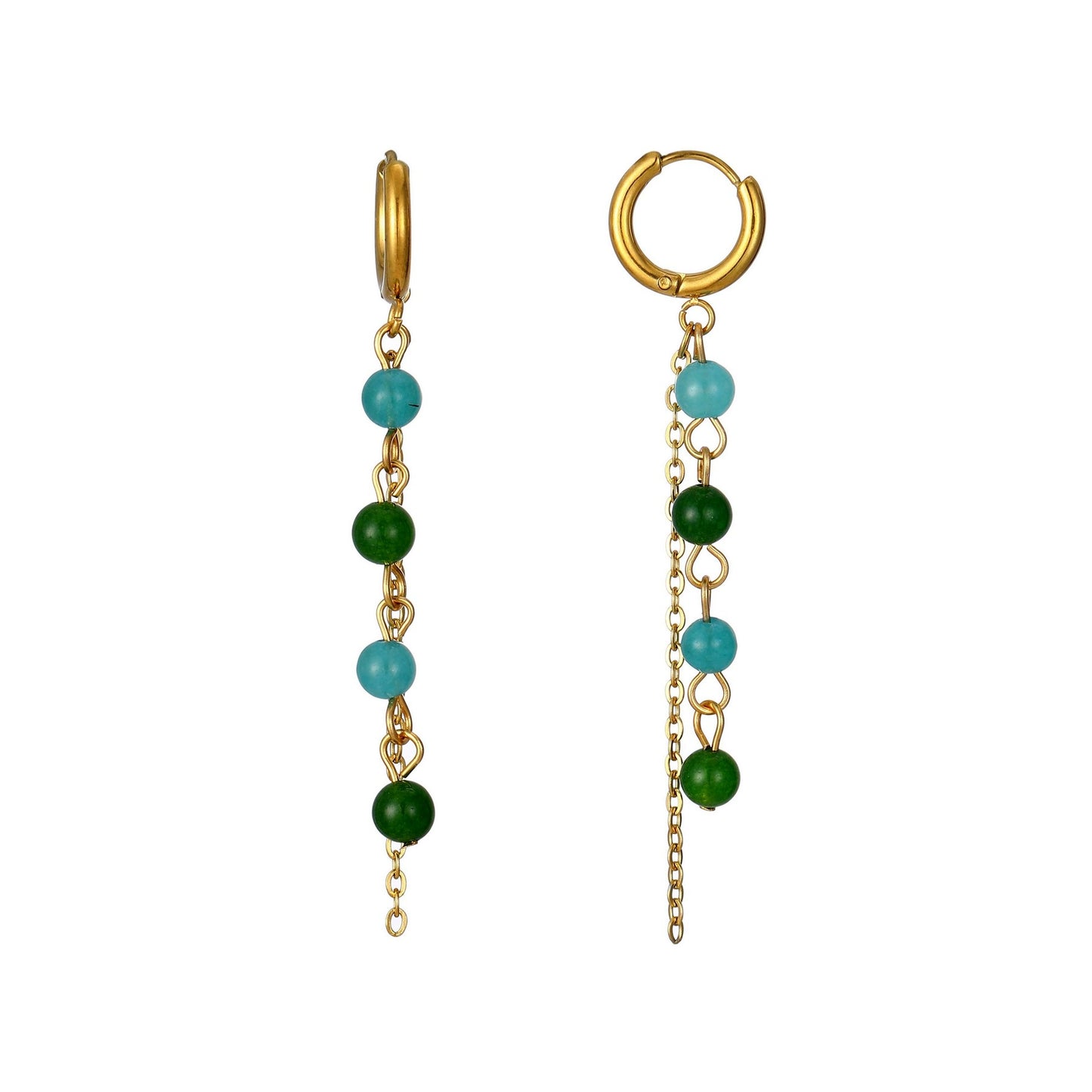 Boucle d'oreille Viena en acier inoxydable