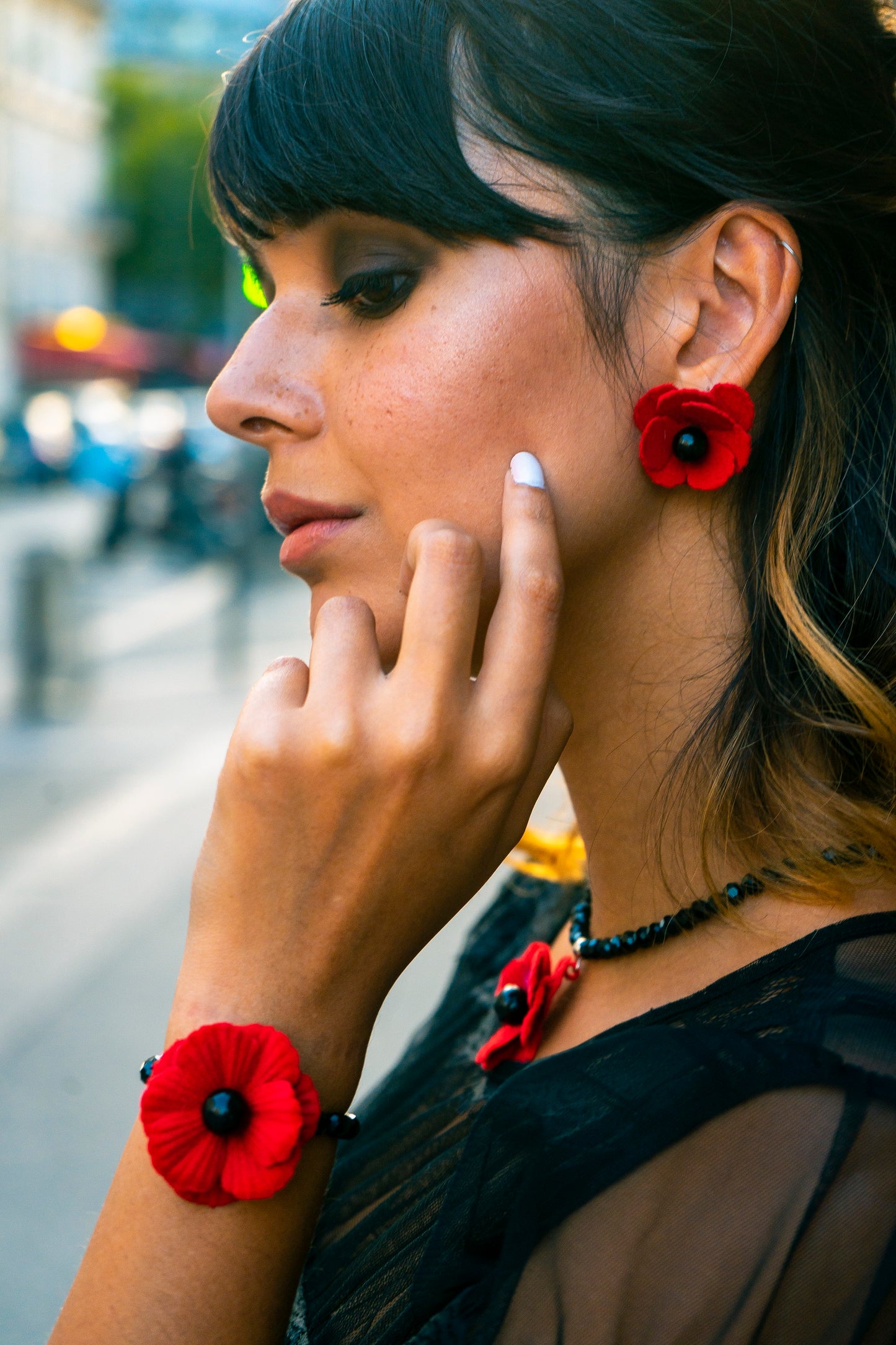 Boucles d'oreilles clip Natalya